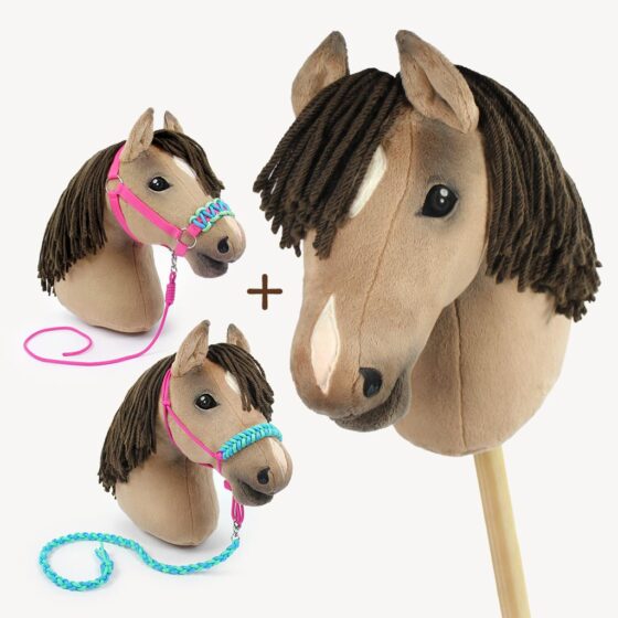 Bundle discount ♥ Stick horse sewing pattern “HOLLY” ✚ lead rope & halter DIY instructions