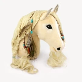 Hobby horse pattern "HOLLY" as hairdressing head
