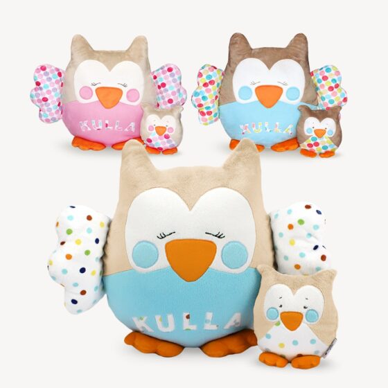 Sewing pattern owls "KULLA & LOU" (PDF)