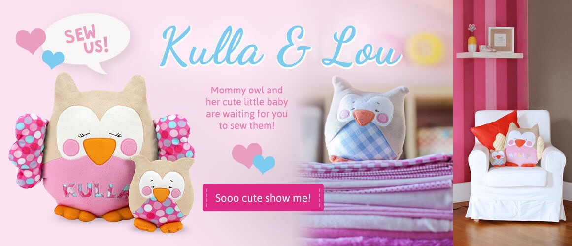 Owl sewing pattern "KULLA & LOU"