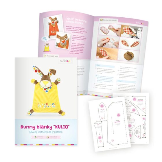 Bunny blanky sewing pattern "KULIO" (PDF)