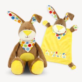 Bundle discount ♥ Bunny plush patterns "KULIO": stuffed animal ✚ comforter