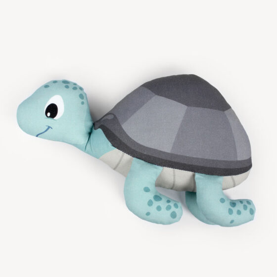 Cut & sew mermaid fabric panel: turtle "FLINKY"