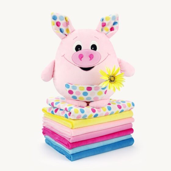 Pig stuffed animal sewing pattern "LANDOLIN" (PDF)