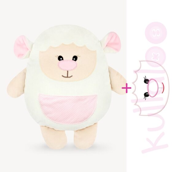 Bundle discount ♥ Sheep plush pattern LARI + face embroidery pattern