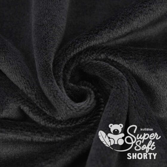 Minky fabric black – SuperSoft SHORTY