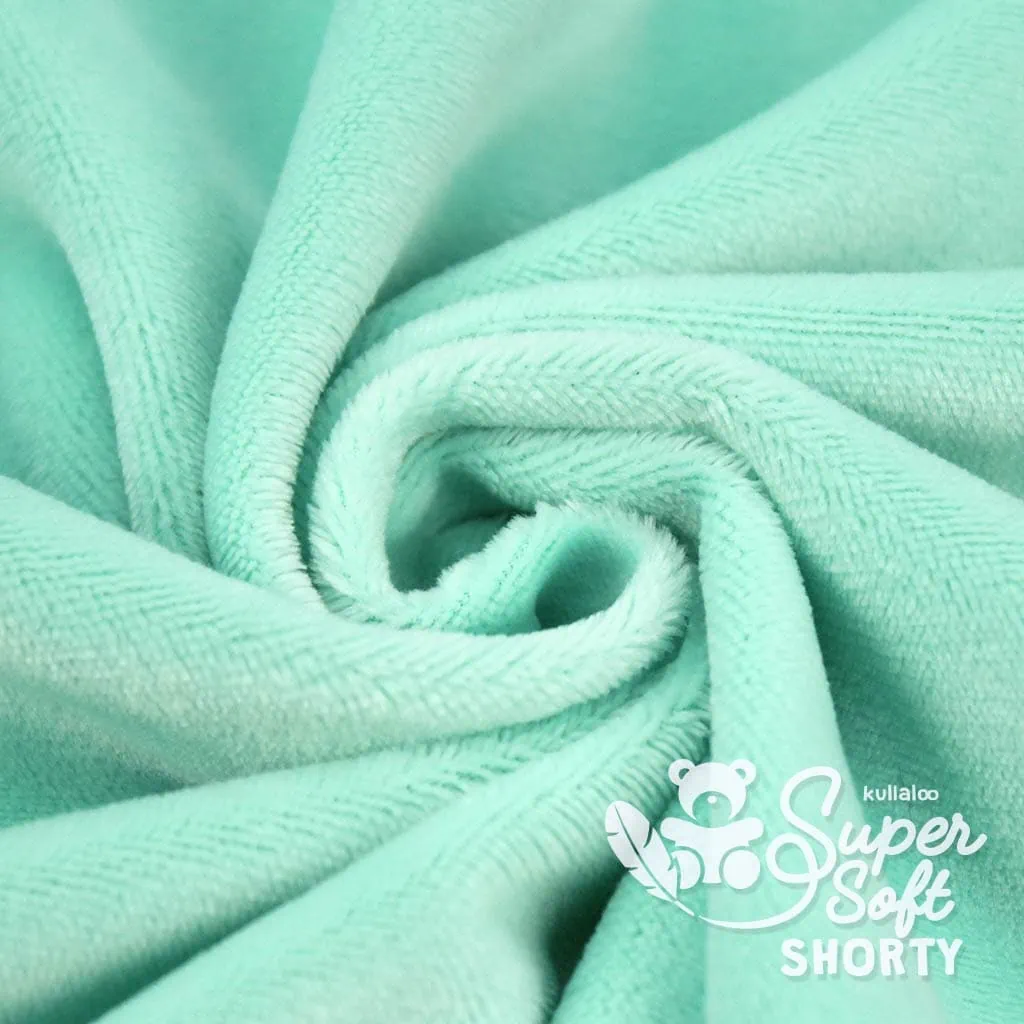 Minky fabric mint green – SuperSoft SHORTY