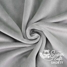 Minky fabric grey / silver – SuperSoft SHORTY