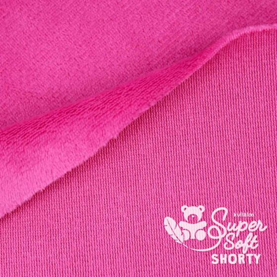 Pink velboa fabric (fuchsia) – SuperSoft SHORTY