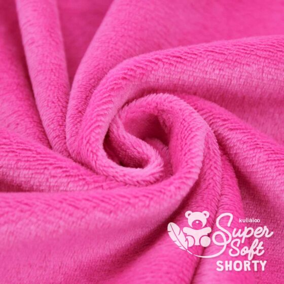 Minky fabric pink (fuchsia) – SuperSoft SHORTY