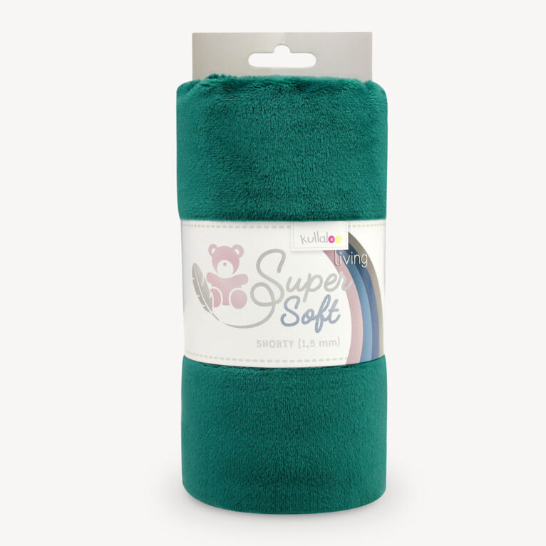 Dark green minky fabric ⋆ SuperSoft SHORTY ⋆ kullaloo CA Inc.