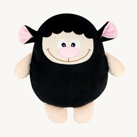 Black sheep plush pattern