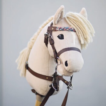 Hobby Horse halflinger with braided browband