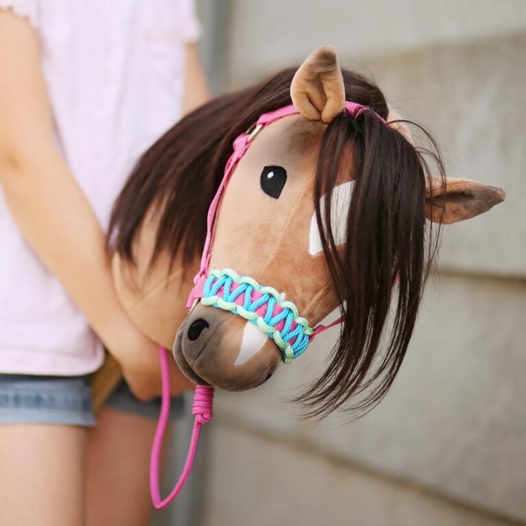 Hobby Horse mane with clip in hair extensions