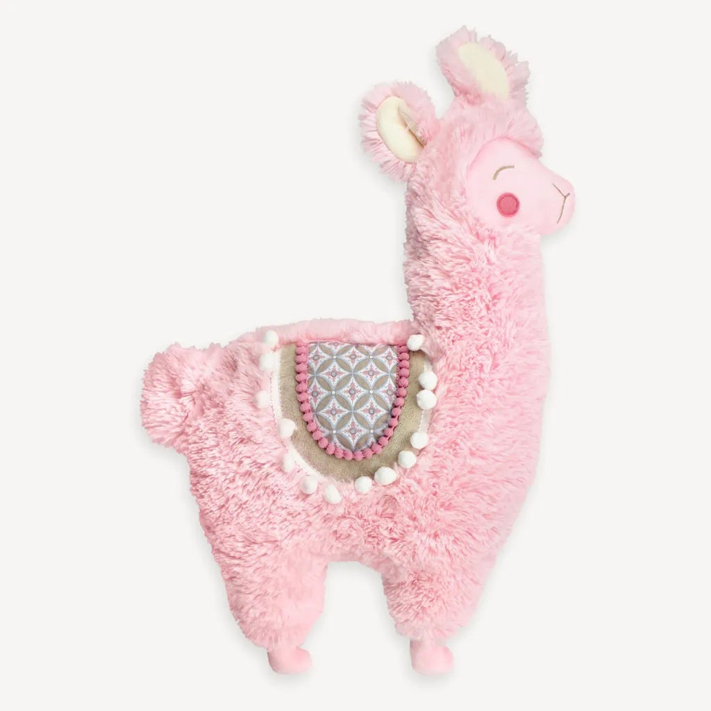 Sewing pattern llama in baby pink
