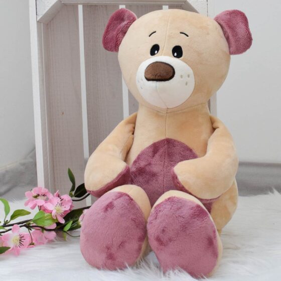 Teddy bear sewing pattern JOSHI sewn with SHORTY camel