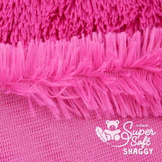 Faux fur fabric pink / fuchsia – SuperSoft SHAGGY - Image 2