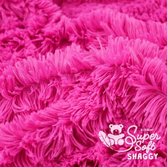 Faux fur fabric pink / fuchsia – SuperSoft SHAGGY