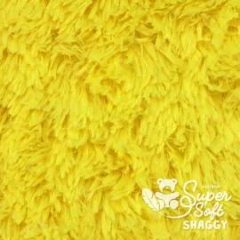 Faux fur fabric yellow – SuperSoft SHAGGY