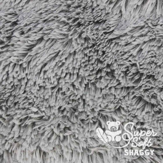 Faux fur fabric silver grey – SuperSoft SHAGGY