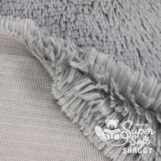 Faux fur fabric silver grey – SuperSoft SHAGGY - Image 2