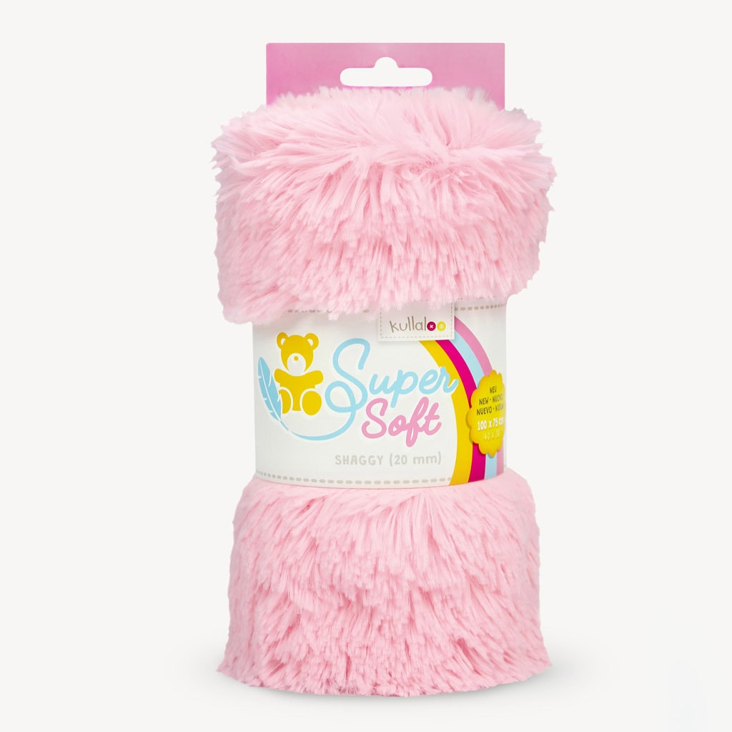 Light pink faux fur fabric (baby pink) – SuperSoft SHAGGY