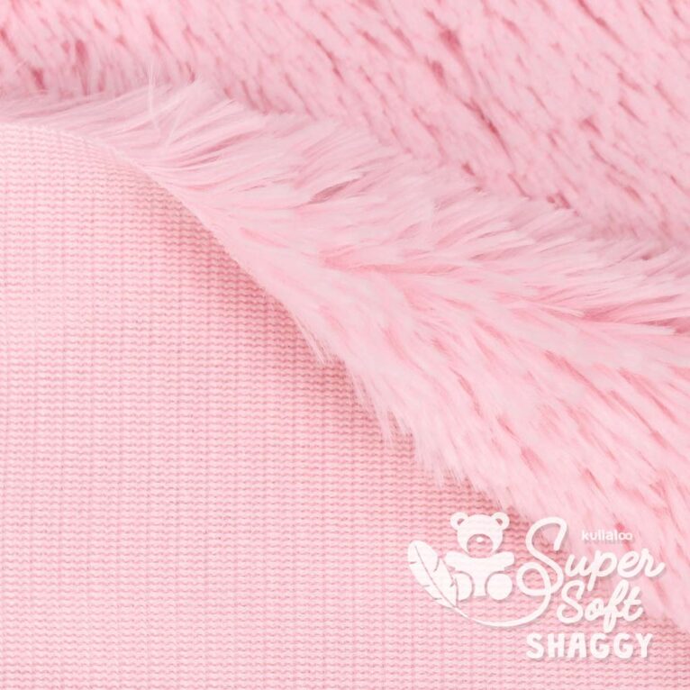Light pink faux fur fabric ⋆ SuperSoft SHAGGY ⋆ kullaloo CA Inc.