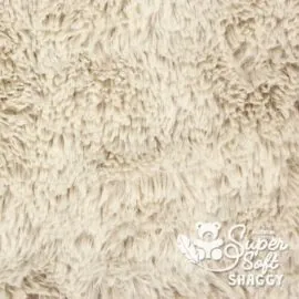 Beige faux fur fabric (latte) – SuperSoft SHAGGY