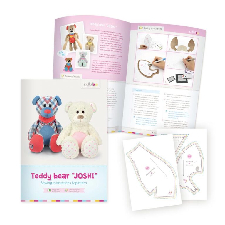 Teddy bear sewing pattern JOSHI as PDF for instant download