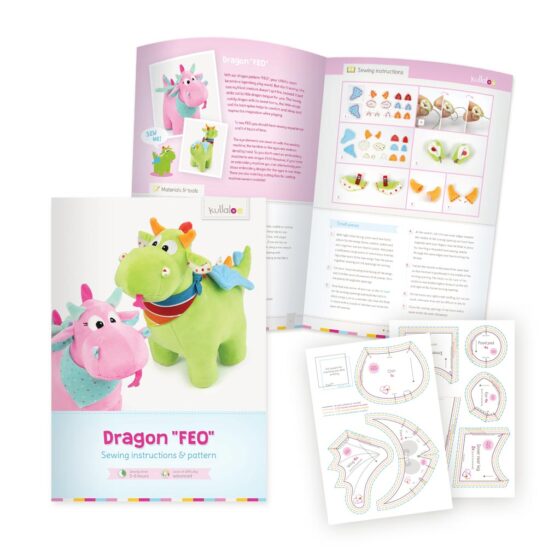 Dragon sewing pattern and sewing instructions