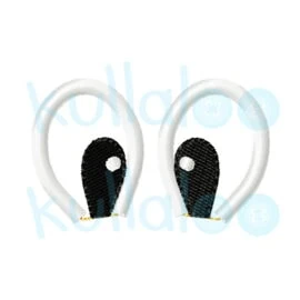 Dragon face embroidery design: eyes for dragon stuffed animal pattern FEO (digital)