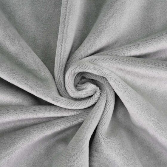 Minky fabric grey / silver – SuperSoft SHORTY