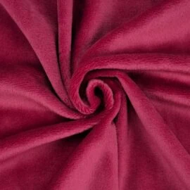 Burgundy minky fabric / velboa dark res plush – SuperSoft SHORTY