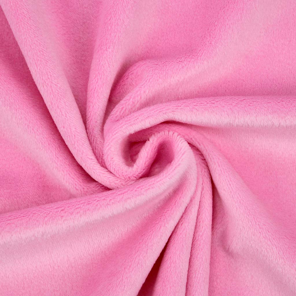 Hot pink minky fabric / velboa – SuperSoft SHORTY