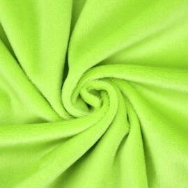 Lime green minky fabric / velboa – SuperSoft SHORTY