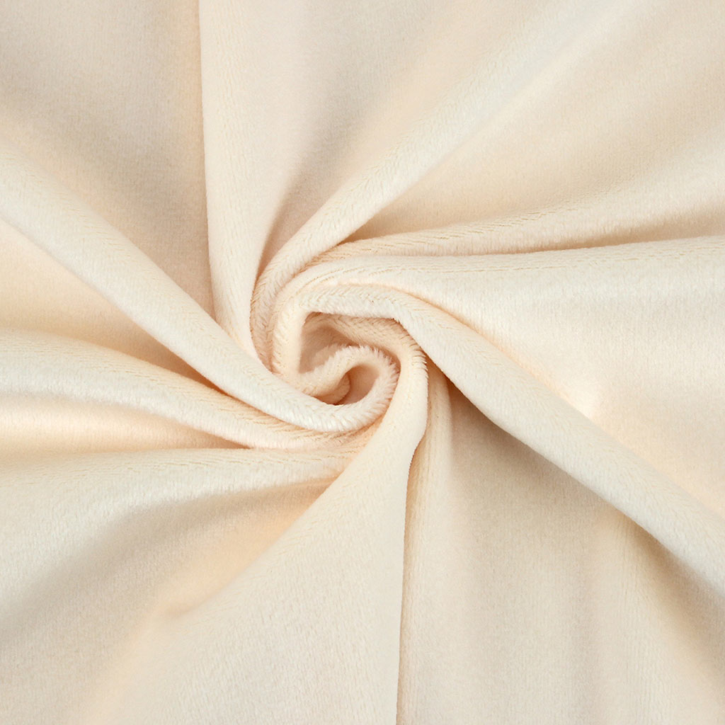 Pale peach minky fabric nude velboa – SuperSoft SHORTY