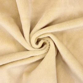 Beige minky fabric / velboa – SuperSoft SHORTY