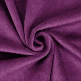Plum minky fabric / velboa – SuperSoft SHORTY