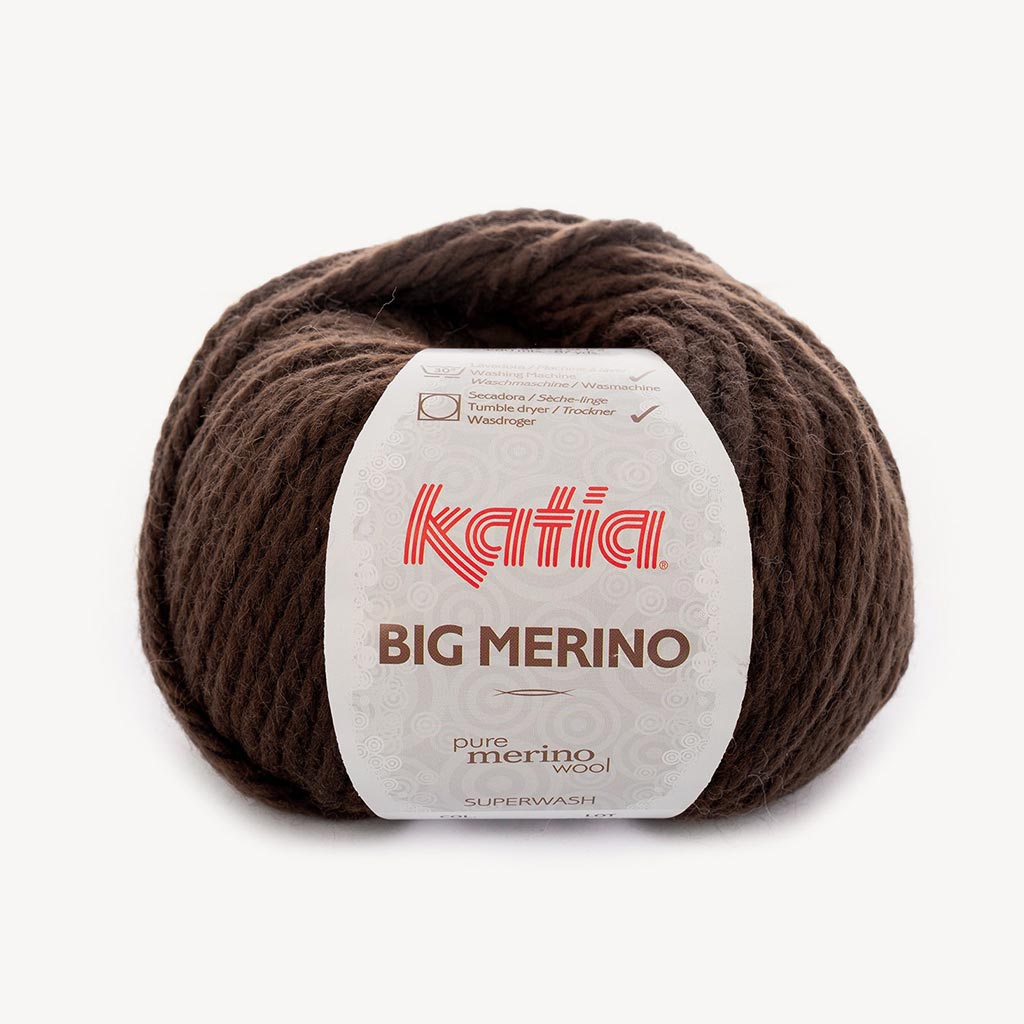 Brown merino wool yarn "BIG MERINO" – by katia