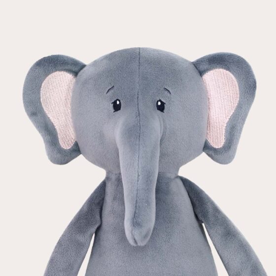 Elephant embroidery design for face of sewing pattern "Dress Me Bestie ♥ EDDY ELEPHANT" (digital) - Image 3