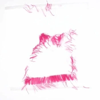 Cutting fake fur tips: Use self adhesive book cover