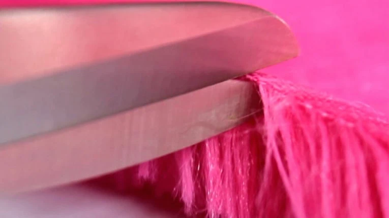 How to cut fake fur and shaggy plush fabric