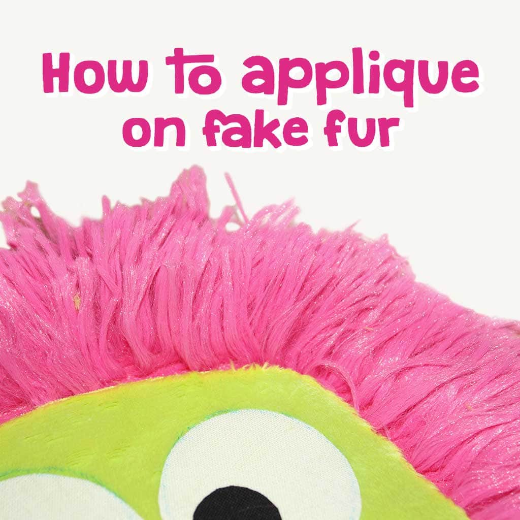 How to embroider or applique on fur