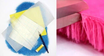 How to work with fake fur and shaggy fabrics