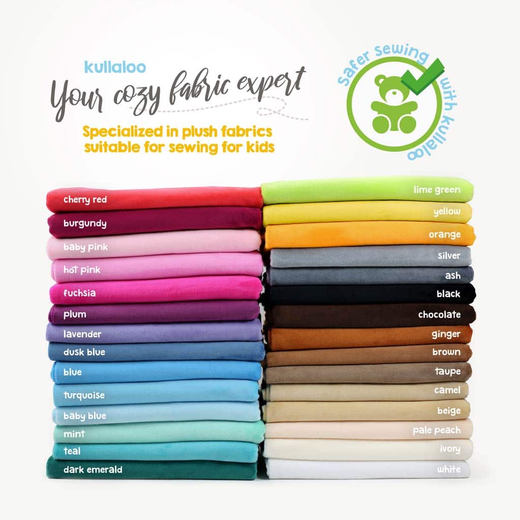 About colors of our minky fabric "SuperSoft SHORTY", tested for harmful substances