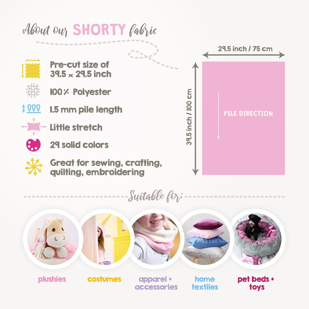 About minky fabric "SuperSoft SHORTY"