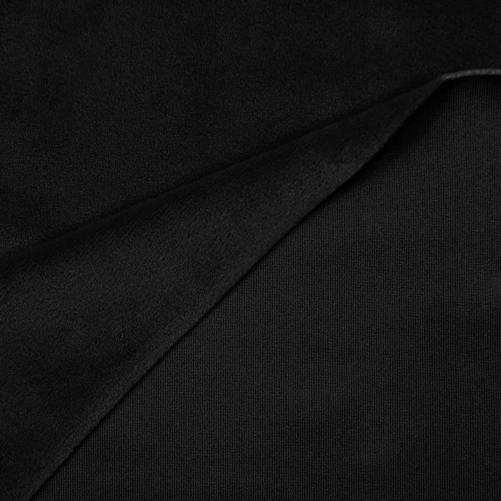 Mochi minky fabric BLACK - kullaloo SuperSoft SQUISHY