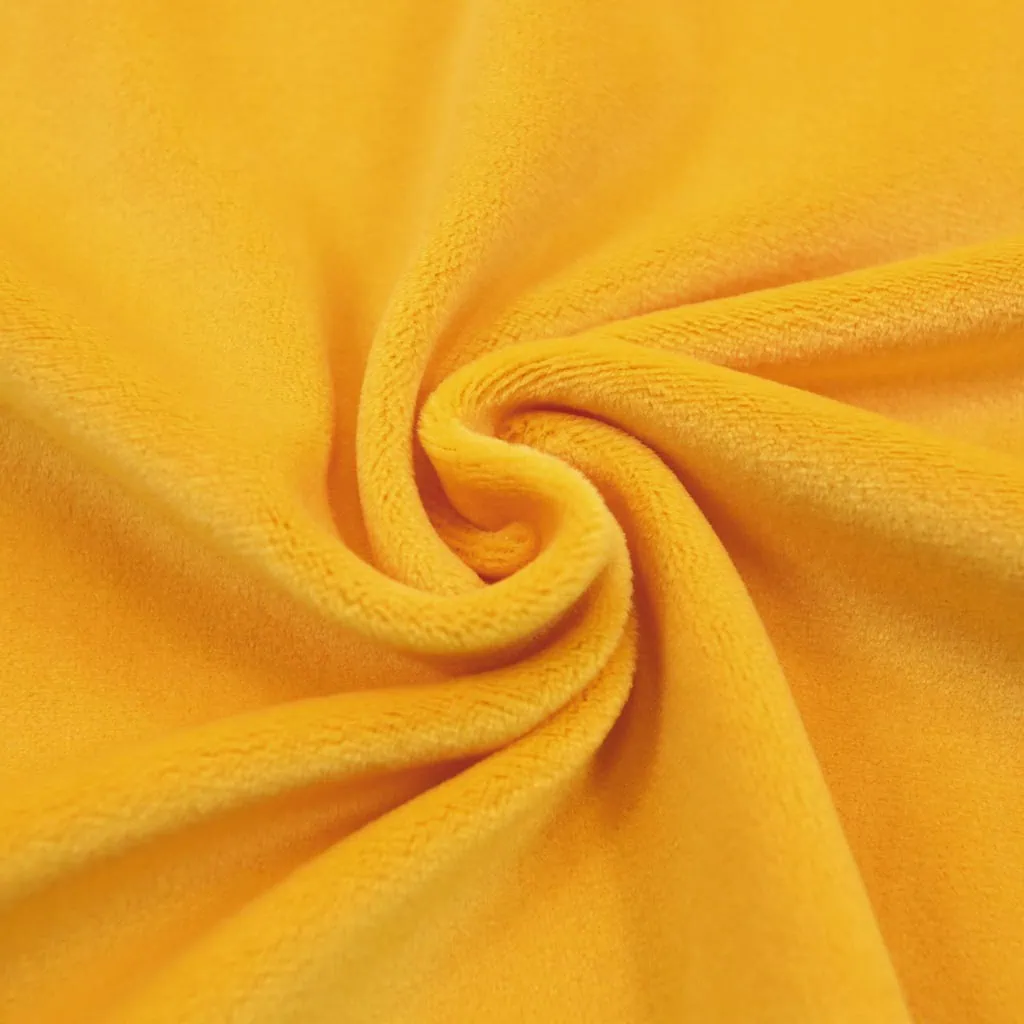 Mochi minky fabric orange AMBER - kullaloo SuperSoft SQUISHY