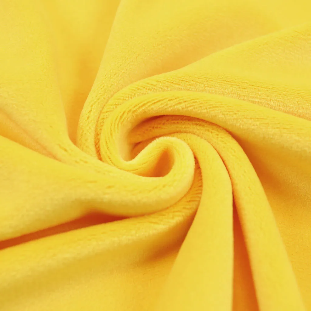 Mochi minky fabric yellow BUTTERCUP - kullaloo SuperSoft SQUISHY