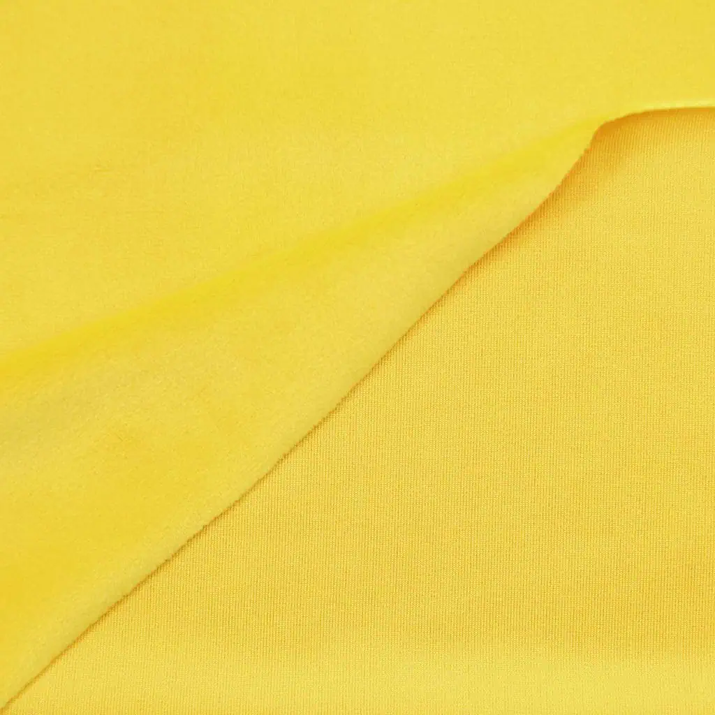 Mochi minky fabric yellow BUTTERCUP - kullaloo SuperSoft SQUISHY